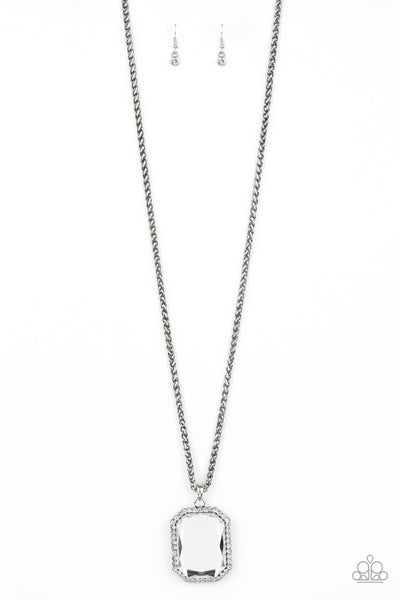 Paparazzi Necklace - Let Your Heir Down - White