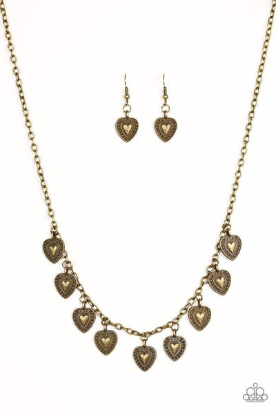 Paparazzi Necklace - Lost In The Moment - Brass