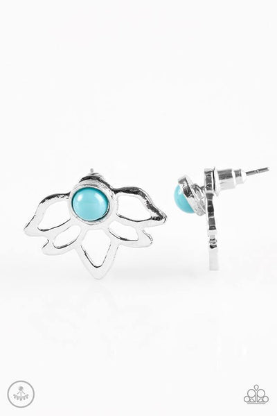 Paparazzi Earring - Lotus Breeze - Blue