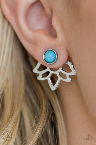 Paparazzi Earring - Lotus Breeze - Blue