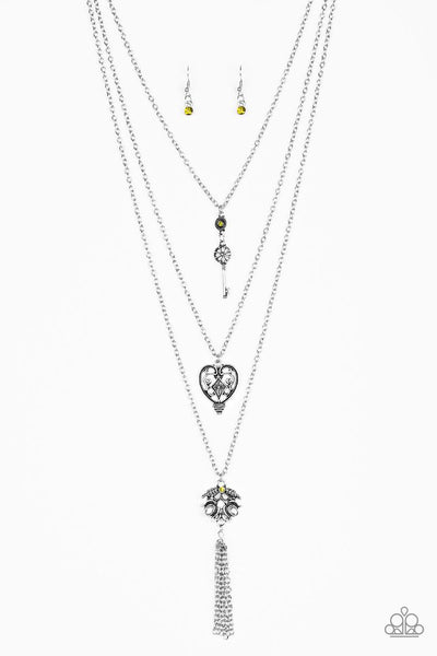 Paparazzi Necklace - Love Opens All Doors - Green