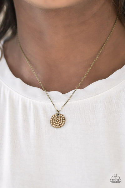 Paparazzi Necklace - Make Today Glitter - Brass
