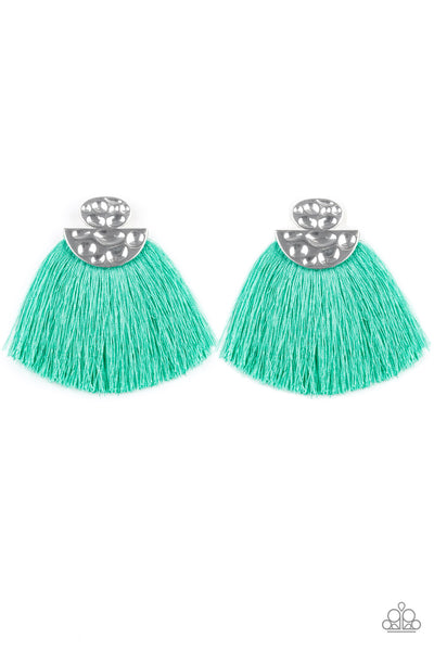 Paparazzi Earrings - Make Some Plume - Green