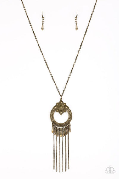 Paparazzi Necklace - My Main Mantra - Brass