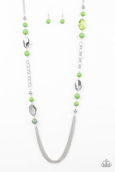 Paparazzi Necklace - Marina Majesty - Green