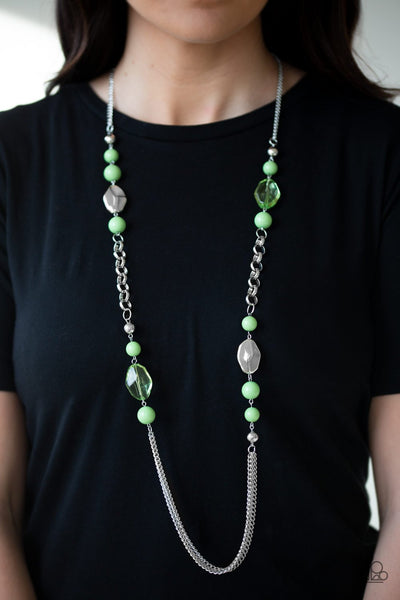 Paparazzi Necklace - Marina Majesty - Green