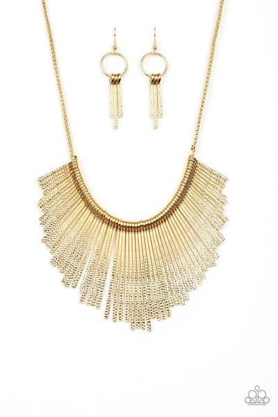 Paparazzi Necklace - Metallic Mane - Gold