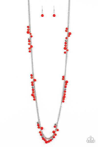 Paparazzi Necklace - Miami Mojito - Red