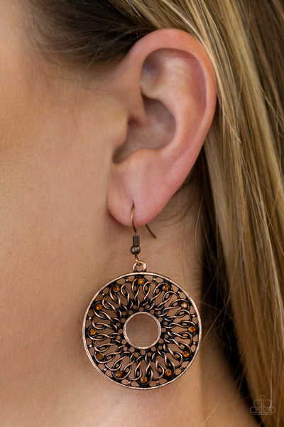 Paparazzi Earring - Malibu Musical - Copper