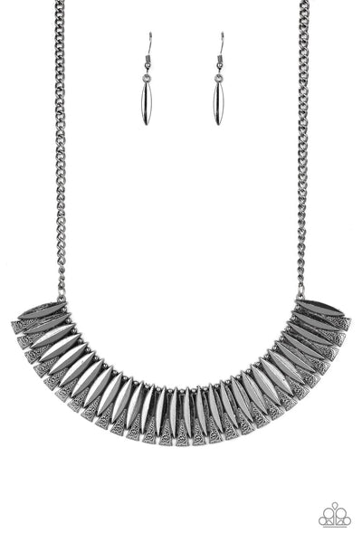 Paparazzi Necklace - My Main Mane - Black