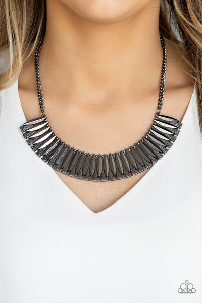 Paparazzi Necklace - My Main Mane - Black