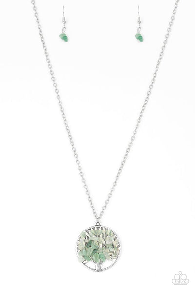 Paparazzi Necklace - Naturally Nirvana - Green