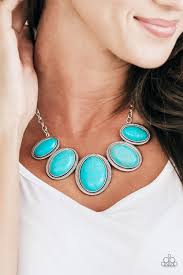 Paparazzi Necklace - Noble Nomad - Blue Necklace
