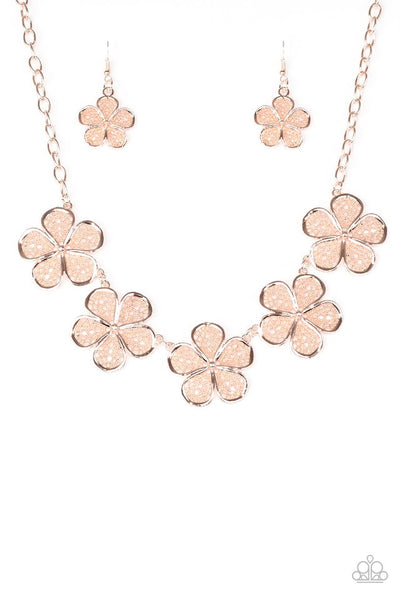 Paparazzi Necklace - No Common Daisy - Rose Gold
