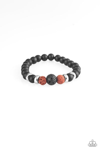 Paparazzi Bracelet - Patience - Brown Black Urban
