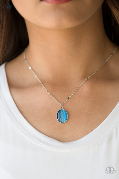 Paparazzi Necklace - Summer Cool - Blue