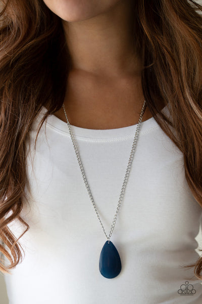 Paparazzi Necklace - So Pop-YOU-Lar - Blue