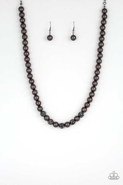Paparazzi Necklace - Posh Boss - Black