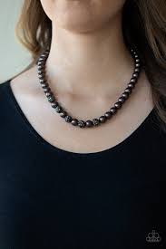 Paparazzi Necklace - Posh Boss - Black