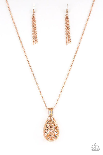 Paparazzi Necklace - Magic Potions - Rose Gold