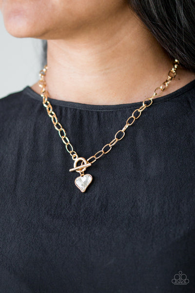 Paparazzi Necklace - Princeton Princess - Gold