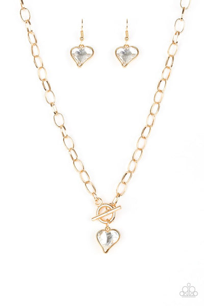 Paparazzi Necklace - Princeton Princess - Gold