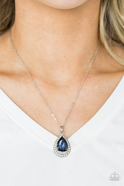 Paparazzi Necklace - Because I'm Queen - Blue