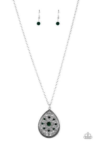 Paparazzi Necklace - I Am Queen - Green