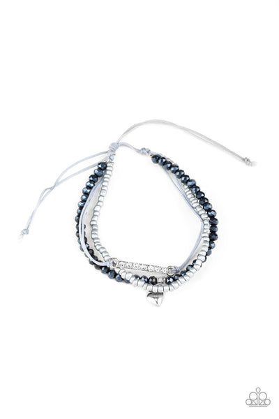 Paparazzi Bracelet - Reckless Romance - Blue Urban