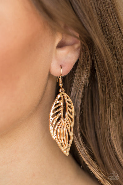 Paparazzi Earring - Come Home to Roost - Gold