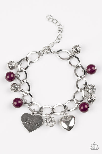 Paparazzi Bracelet - Royal Sweethearts - Purple