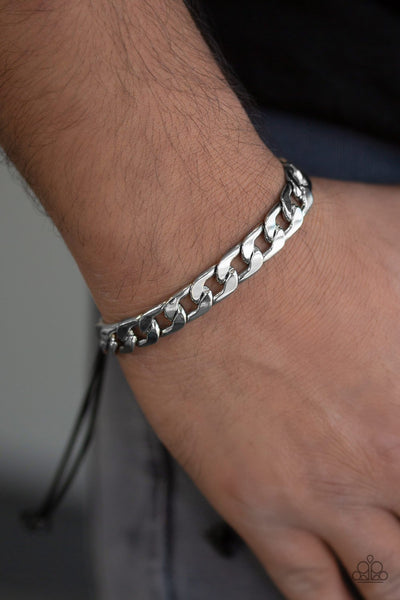 Paparazzi Bracelet - Score! - Silver Urban