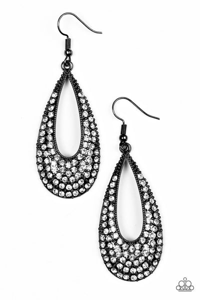 Paparazzi Earring - Big-Time Spender - Black