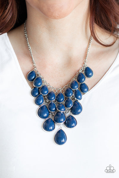 Paparazzi Necklace - Shop 'Til You Teardrop - Blue