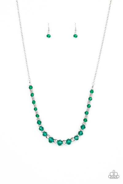 Paparazzi Necklace - Stratosphere Sparkle - Green