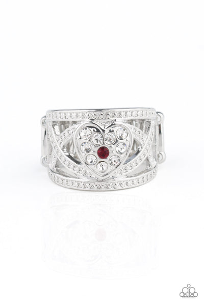 Paparazzi Ring - Sweetly Sweetheart - Red