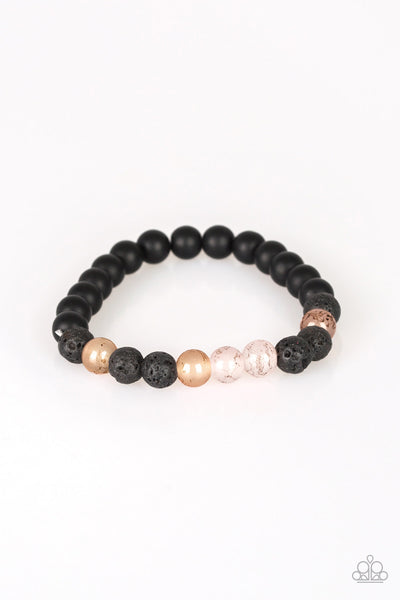 Paparazzi Bracelet - Tone Down - Brown Urban