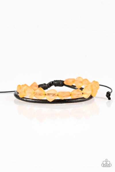 Paparazzi Bracelet - Treasure Trail - Orange Urban