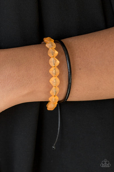 Paparazzi Bracelet - Treasure Trail - Orange Urban
