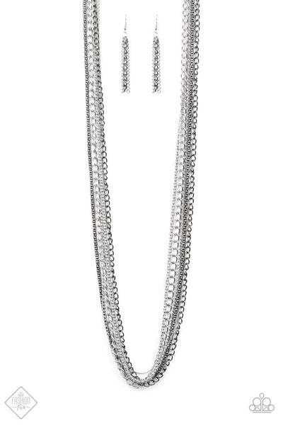 Paparazzi Necklace - Turn Up the Mix - Silver