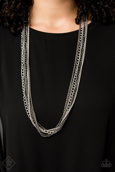 Paparazzi Necklace - Turn Up the Mix - Silver