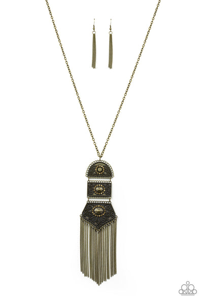 Paparazzi Necklace - Tassel Tycoon - Brass
