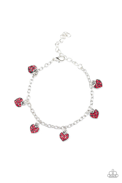 Paparazzi Bracelet - Valentine Vibes - Red