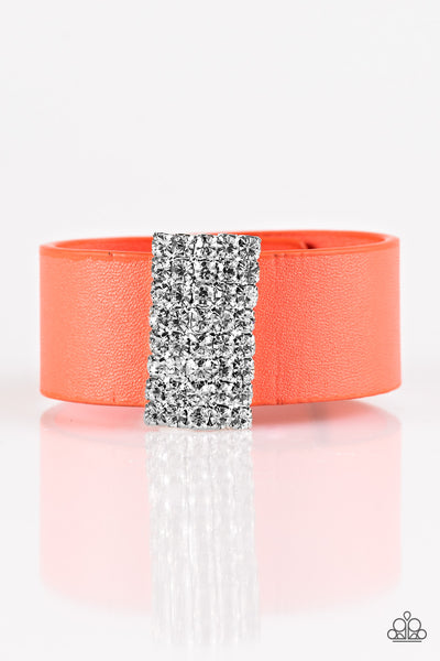 Paparazzi Bracelet - Walk The Catwalk - Orange Urban Wrap