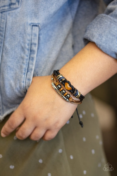 Paparazzi Bracelet - Wander More - Orange Urban