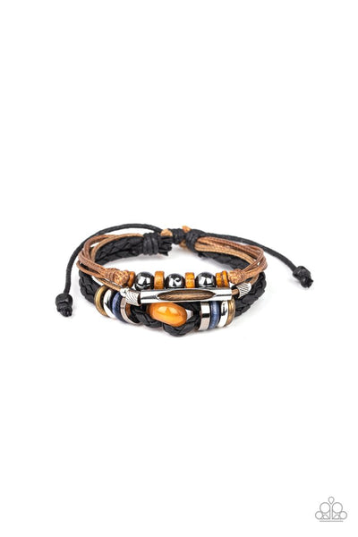 Paparazzi Bracelet - Wander More - Orange Urban