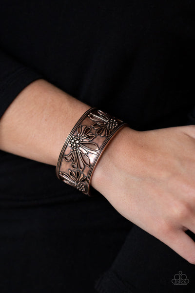 Paparazzi Bracelet - Where The Wildflowers Are - Copper