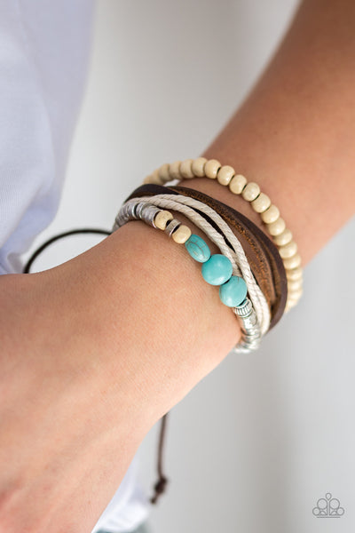 Paparazzi Bracelet - Wonderfully Wanderer - Blue
