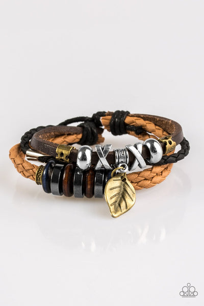 Paparazzi Bracelet - Wonderfully Willow - Brown Urban