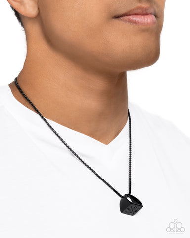 Paparazzi Necklace - City Chase - Black Urban